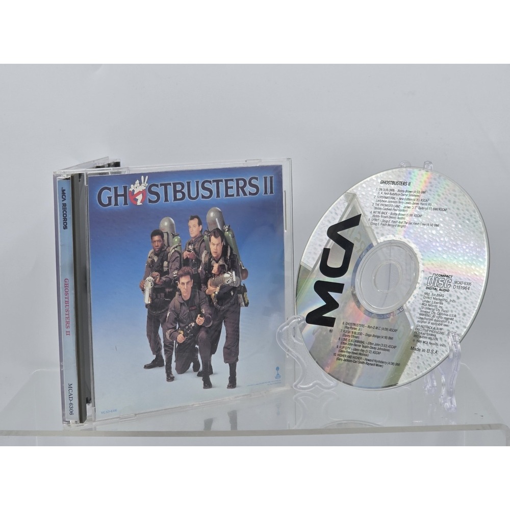 GHOSTBUSTERS II MOTION PICTURE Soundtrack  CD Music